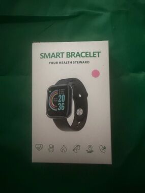 Smart Bracelet Fitness Watch - Black